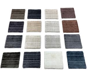 2025 luxe rayé Viscose tapis fait à la main doux brillant paillettes tapis Style moderne pour chambre et décor à la maison salon - Product Image 6