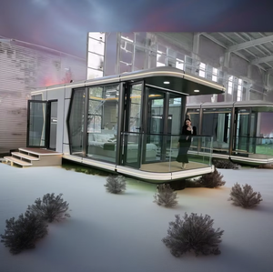 Casa Cápsula Prefabricada Portátil, Ecológica, de Lujo, para Hotel o Resort, Casa Cápsula Espacial Móvil - Product Image 1