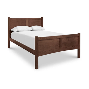 Minimalist Natural Finish Solid Wood <b>Platform</b> <b>Bed</b> <b>Frame</b> Contemporary Cable Inlay Bedroom Set | Jodhpur Handicraft - Product Image 4