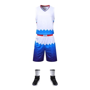 Maillots de basket-ball décontractés pour hommes, avec Shorts, respirants, impression sur mesure - Product Image 4