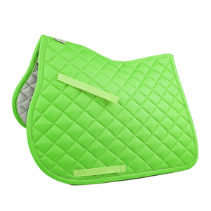 2026 Premium Mesh Lined Cotton Satin Horse Saddle Pad Custom Sports Dressage Jumping <b>Equestrian</b> Riding Pad OEM Factory - Product Image 3