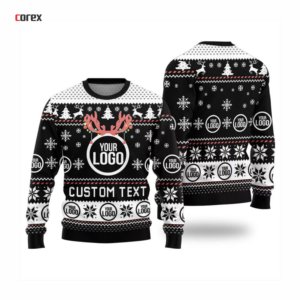 Suéter Navideño Personalizado para Hombre Corex, Transpirable, 100% Algodón, Cuello Redondo, con Logotipo Personalizado - Product Image 5