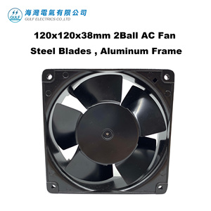 Repuesto para Ventilador Axial 4656N 120x120x38 con Impulsores de Acero, Marco de Aluminio, 2 Rodamientos de Bolas, 230V CA - Product Image 1