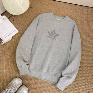 Sweat-shirt unisexe à col rond en tissu éponge épais de qualité supérieure, avec poche poitrine, coutures durables, écologique, vêtement décontracté - Product Image 6