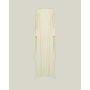 High Quality Elegant Floor-Length Silk <b>Kaftan</b> Dress Women Regular Fit Traditional Winter Wedding Dress India Pakistan White - Product Image 4