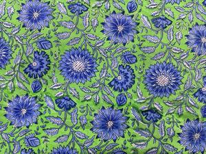 Tela Tejida 100% Algodón Orgánico, Estampada a Mano con Bloques, Colores Naturales, Suave y Ligera, Textil para el Hogar, Estilo Indio, para Camisas, Bolsas y Fundas - Product Image 6