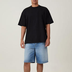 Camiseta Personalizada para Hombre, Estilo Urbano, 300 g/m², Corte Cuadrado, Alta Calidad, Oversize, 100% Algodón, Cuello Redondo, Estilo Vintage - Product Image 2