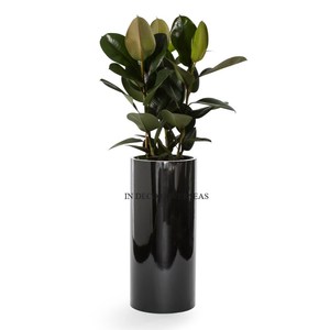 Jardinière rectangulaire noire très vendue pour intérieur et extérieur, design minimaliste, en PP, revêtement poudré - Product Image 2