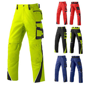 Pantalones de Trabajo de Seguridad para Hombre, Ajustados, Impermeables, de Alta Visibilidad, con Reflectores Planos, Lavados - Product Image 1