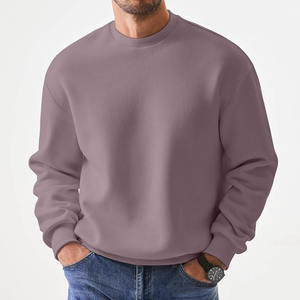 Sweat-shirt à col rond 100% coton pour homme, sweat-shirts à col rond personnalisés, sweat-shirt à manches longues en tissu éponge pour homme, français - Product Image 4
