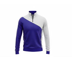 Micro Interlock Quarter Zip Jacket Manufacturer <b>Men</b> Women Youth Sportswear Quick Dry Team <b>Pullover</b> - Product Image 6