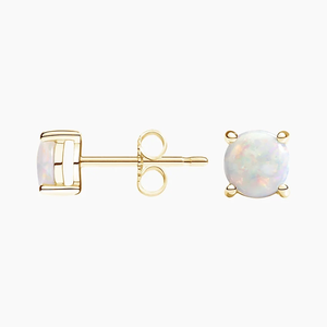 Pendientes de Diamantes Unisex de Lujo, Chapados en Oro de 14K, Corte Brillante Redondo, Joyería para Uso Diario - Product Image 4