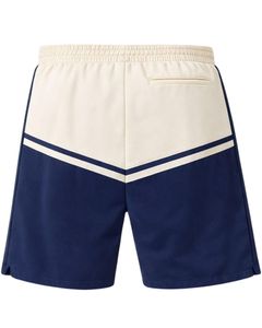 Shorts pour hommes bleu marine et multicolores avec cordon de serrage, poches zippées, décontractés, pour l'été, la plage, athlétiques, séchage rapide, confortables - Product Image 2