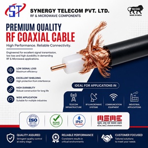 Cable RG 213 de Cobre Trenzado con Blindaje de PVC, Cumple con ROHS - Product Image 1