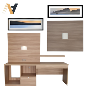 Ensemble de meubles de chambre d'hôtel commercial de haute qualité, durable, King pour la mise à niveau de la chambre d'hôtel de qualité, comprend Twin XL Twin Queen - Product Image 3