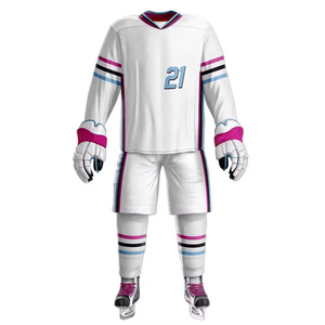 Comfortable Adult Size Ice Hockey Uniform In Stock Polyester Made Ice Hockey Uniform For Youth - Product Image 3