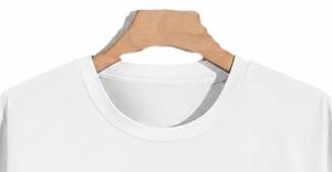T-shirt décontracté tricoté à manches courtes pour homme, col rond, color-block rouge et blanc, coupe classique, logo avant, écoresponsable - Product Image 6