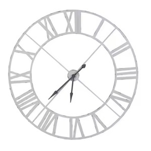Modern Black Metal Wall <b>Clock</b> Abstract Geometric Design Quartz Analog Silent Living Room Decor Round Single Face - Product Image 4