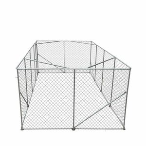Recinto per Cani da Esterno XL 10FT X 20FT TMG DCP1020 con Recinzione a Catena e Cancello Bloccabile, Cuccia per Esercizio Animali Domestici, Recinto da 6FT per Cani da Esterno - Product Image 6