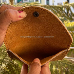 กระเป๋าใส่เหรียญหนังวัวแท้ขนาดเล็กเคสใส่บัตรแบบตะวันตกกระเป๋าสตางค์กระเป๋าหน้าบางสำหรับผู้หญิงใส่บัตรเครดิต/ซองใส่เงินสด - Product Image 6