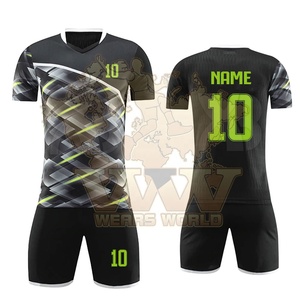 Uniforme de Fútbol Sublimado Personalizado de Alta Calidad, Unisex para Adultos, Diseño Personalizado <span class=keywords><strong>2022</strong></span>, Tiempo de Entrega de Muestra de 7 Días, Ropa Deportiva - Product Image 6