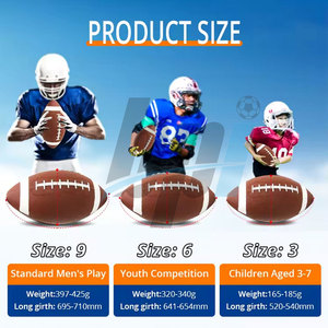 ลูกบอลรักบี้สีทึบดีไซน์ใหม่ - Product Image 5