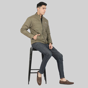 Veste bomber chauffante réversible imperméable et coupe-vent pour homme, nouvelle conception de qualité supérieure, vêtements de sport d'hiver, Inde - Product Image 2