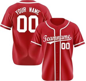 Camiseta de Béisbol Personalizada, Uniforme de Equipo Cosido, Nombre y Número Personalizados, Ropa Deportiva para Hombres, Mujeres, Niños y Niñas - Product Image 6