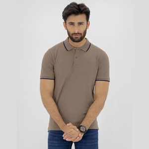 Camiseta Polo de Piqué Grueso para Hombre, 240 GSM, 100% Algodón, Estilo Casual Elegante, Ropa Urbana, Fabricante OEM Personalizado con Etiqueta Privada - Product Image 1