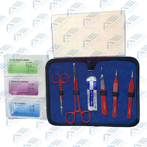 Kit de práctica de sutura para estudiantes médicos y veterinarios, almohadilla de sutura grande médica para la piel reutilizable, Kit de sutura de calidad Premium, instrumento médico - Product Image 1
