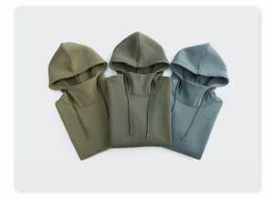 Customizable Unisex Autumn Hoodie Polyester/Cotton Fleece Front Logo Embroidery & Custom Print Eco-Friendly Breathable - Product Image 2