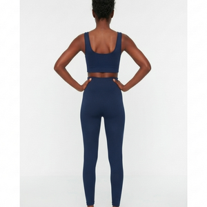 Conjuntos Deportivos de Yoga y Pilates de Alta Calidad Personalizados, Leggings y Sujetador Deportivo, Ropa Deportiva Activa para Gimnasio, Cintura Alta, para Hombre, Tallas Grandes - Product Image 3