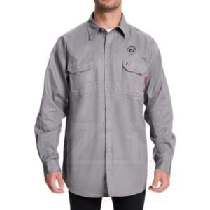Camisas de Trabajo de Seguridad para Soldadura ZUNEZI ZI-8036, Resistentes al Fuego y al Vapor, de Manga Corta, de Algodón, para Hombre, Industriales - Product Image 1