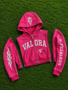 Fabricante Mayorista de Ropa Urbana, Sudadera con Capucha Negra Corta y Gruesa Personalizada con Cierre, Sudadera con Capucha para Hombre con Diseño de Salpicaduras de Pintura - Product Image 4