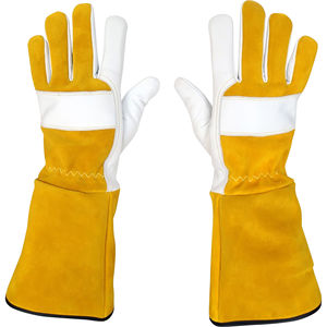 Guantes de Cuero Vacuno Personalizados con Forro de Algodón, Resistentes al Calor y Antideslizantes, Diseño OEM de la Mejor Calidad - Product Image 5