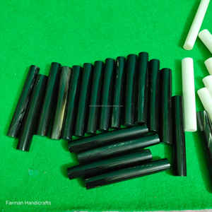 Elegante Rollo de Hueso de Búfalo Negro Sólido, Material Ecológico Hecho a Mano de Primera Calidad para Artesanía y Joyería a Precio Económico - Product Image 5