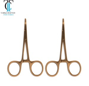 Pinces à moustiques Halsted en acier inoxydable de qualité médicale, droites et courbées, pinces hémostatiques pour artères, instrument chirurgical de précision - Product Image 5