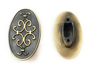 Poignée de porte à finition antique, boutons de meuble durables en zinc pour tiroirs, armoires de cuisine, poignée décorative pour la maison - Product Image 5
