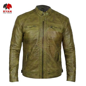 Custom Designs Leather <b>Jackets</b> For <b>Mens</b> Solid Colours Custom Logos Plus Sizes Breathable <b>Jackets</b> From Ryan Pro Gear - Product Image 1