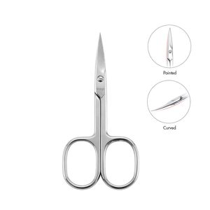 Tijeras para Cutículas de Acero Inoxidable Multiusos de Primera Calidad con Hojas Curvas - Manicura, Arte de Uñas, Cuidado de Cejas y Pestañas para Adolescentes - Product Image 2