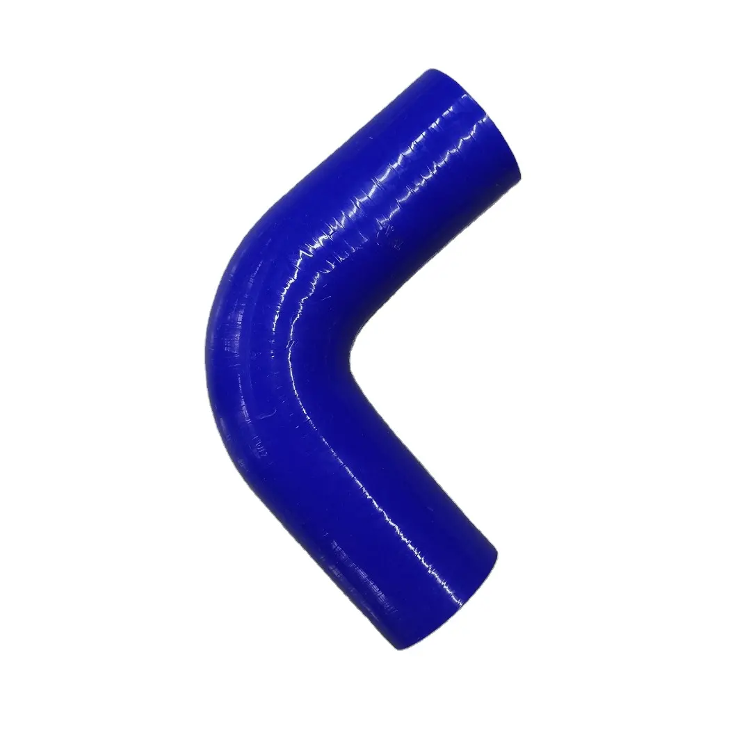 China manufacture automotive radiator 90 degree reinforced elbow Silicone Rubber Hose
