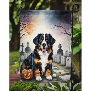 Bernese Mountain Dog Halloween <b>Garden</b> <b>Flag</b> Multicolor Decorative Mailbox Banner for Patio Lawn & Yard Artwork for Flower Beds - Product Image 3