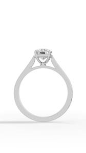 High Quality Eternal Brilliant Round Cut <b>Solitaire</b> Lab Grown Diamond <b>Ring</b> 925 <b>silver</b> Wholesale OEM Fine Jewelry Manufacturer - Product Image 5