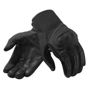 Guantes de Motocicleta de Cuero Duradero, Completos, Antideslizantes, con Función Táctil, Unisex, Cierre de Velcro, Recubiertos de Poliuretano - Product Image 1
