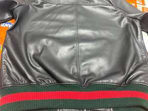 Veste universitaire en cuir de qualité supérieure, confortable, style baseball universitaire en satin, imperméable, style hiver, fourrure, vente en gros - Product Image 4