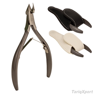 Cortauñas Profesional de Doble Resorte JAW-12 para Pedicura y Manicura, con Logotipo OEM, de Acero Inoxidable, para Cutículas y Uñas - Product Image 6