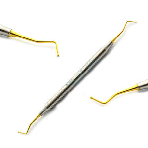 Kit dentaire manuel de placement d'implants composites avec pointes en or pour sculpture manuelle - Shuja Surgico - Product Image 6
