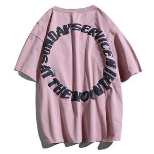Camiseta de Hombre Negra con Estampado Puff, Personalizada, al por Mayor, de Moda, OEM, Lisa, para Gimnasio, Oversize, Casual - Product Image 3