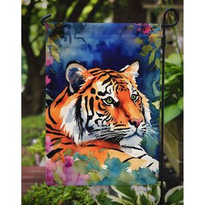 Bandiera da Giardino Tigre del Bengala, Dipinti Multicolore per Cassetta Postale, Decorazione per Patio, Striscione Artistico per Aiuole, Dimensioni Multicolore - Product Image 3