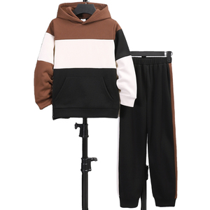 Conjunto Deportivo Infantil de 2 Piezas, Estampado y Liso, Personalizable, Transpirable, Ecológico, de Secado Rápido, 100% Algodón, Ropa Urbana - Product Image 1